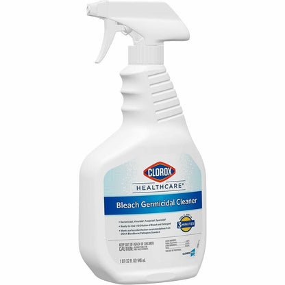 Clorox Healthcare Bleach Germicidal Cleaner Spray - For Multipurpose - Ready-To-Use - 32 fl oz (1 quart) - 6 / Carton