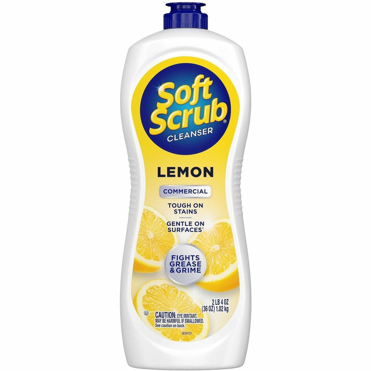 Soft Scrub All Purpose Cleanser - For Multi Surface, Multipurpose - 36 fl oz (1.1 quart) - Lemon Scent - Non-scratching,