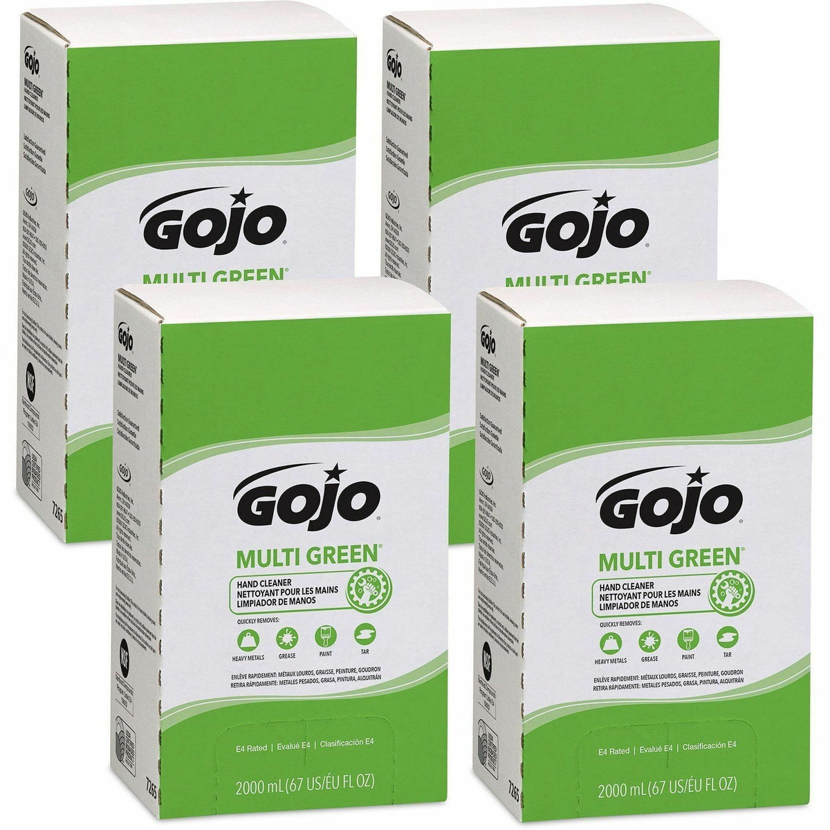 Gojo® Multi Green Hand Cleaner - Citrus Scent - 2.11 quart - Soil Remover, Dirt Remover, Kill Germs - Hand - Green - Non