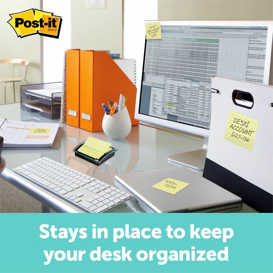 Post-it® Pop-up Notes - 3" Flag/Note Width x 3" Flag/Note Length - Square - 100 Sheets per Pad - Unruled - Canary Yellow