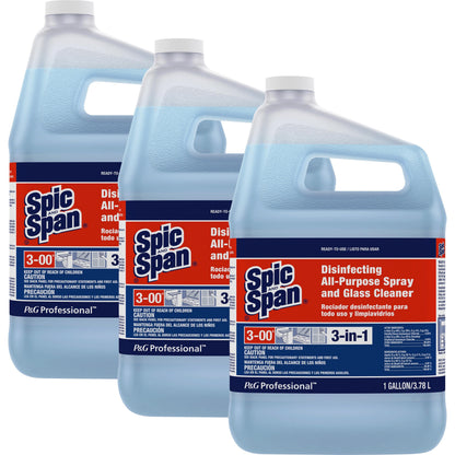Spic and Span 3-in-1 All-Purpose Glass Cleaner - For Multipurpose, Multi Surface - Concentrate - Spray - 128 fl oz (4 qu