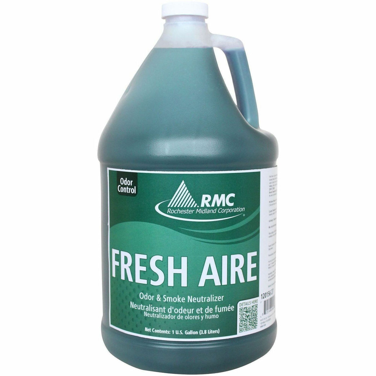 RMC Fresh Aire Deodorant Concentrate - Concentrate - 128 fl oz (4 quart) - Freshmint Scent - Pleasant Scent - Green - 4 