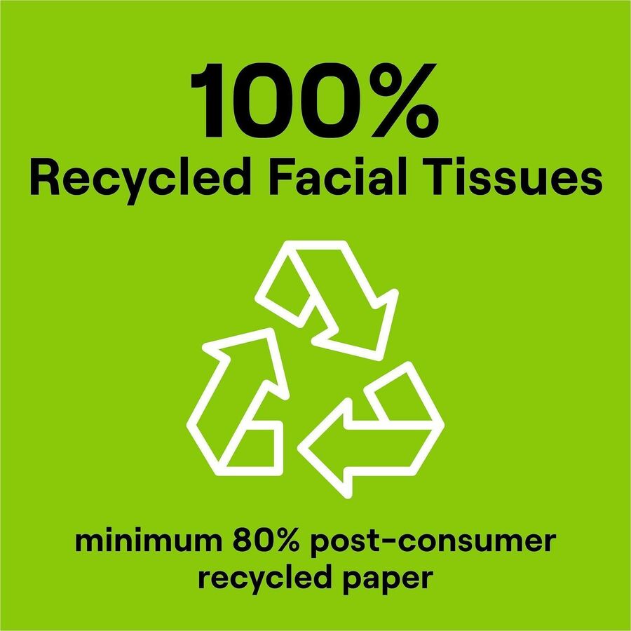 Seventh Generation 100% Recycled Facial Tissues - 2 Ply - White - PaperBox - 85/Box - 36 / Carton
