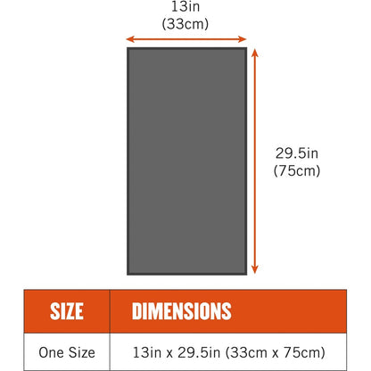 Ergodyne Evaporative Cooling Towel - Gray - 1 Each