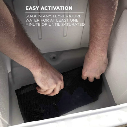 Ergodyne Evaporative Cooling Towel - Gray - 1 Each