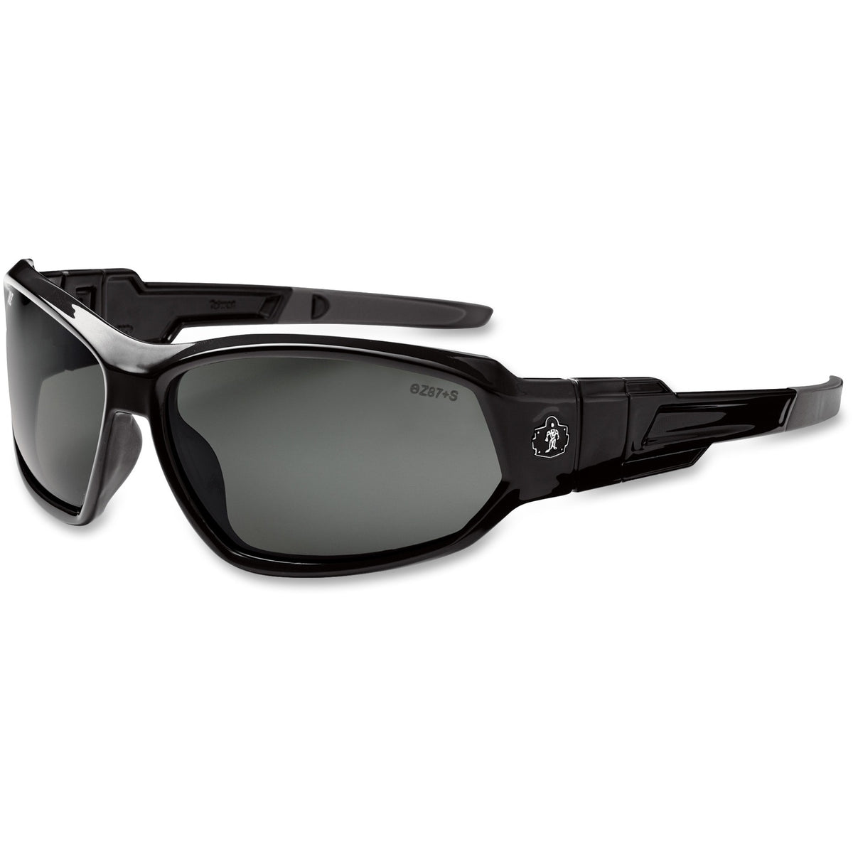 Ergodyne Loki Fog-Off Safety Glasses/Goggles - Ultraviolet Protection - Black Frame - 1 Each