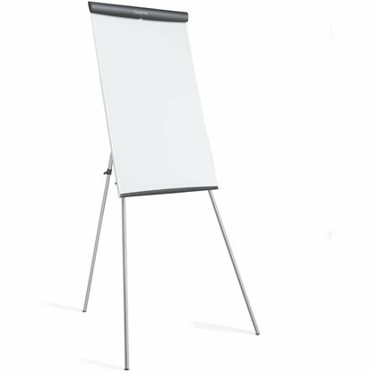 Quartet Melamine Presentation Easel - 36" (3 ft) Width x 24" (2 ft) Height - White Melamine Surface - Silver Graphite, G