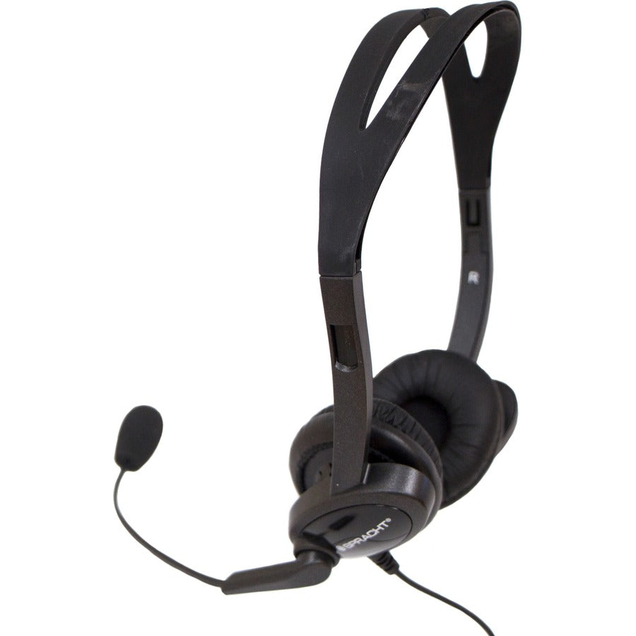 Spracht ZŪM Stereo 3.5 and USB Headset - Stereo - Mini-phone (3.5mm) - Wired - 140 Hz to 20 kHz - Over-the-head - Binaur