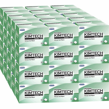 KIMTECH Science Kimwipes Delicate Task Wipers - 1 Ply - 4.39" Width x 8.20" Length - White - 286/Box - 60 / Carton