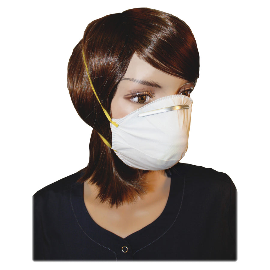 ProGuard Particulate Respirators - Mist, Dust, Respiratory, Pollen Protection - White - Comfortable, Adjustable Nose-pie