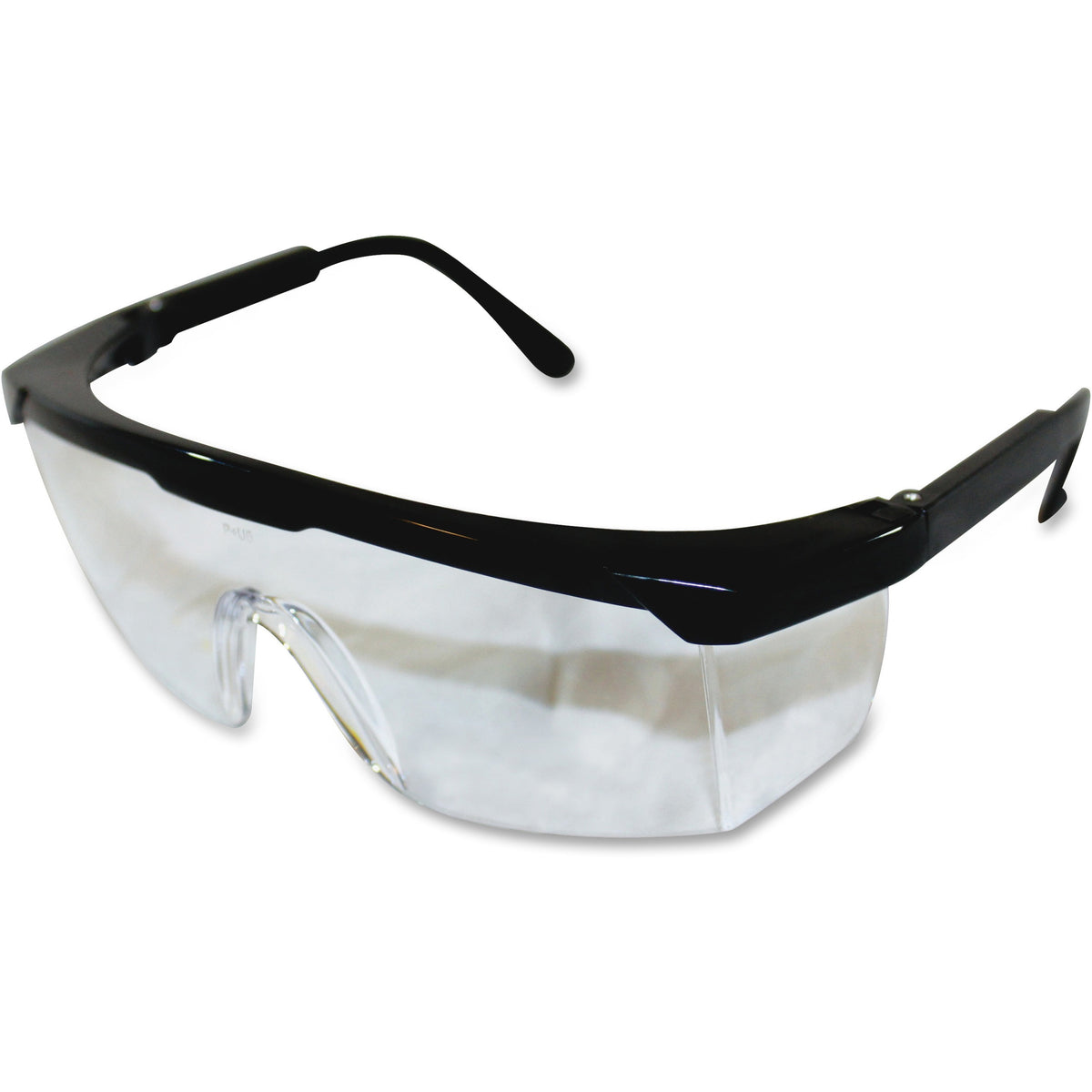 ProGuard Classic 801 Single Lens Safety Eyewear - Universal - Ultraviolet, Impact Protection - Polycarbonate - Black, Cl