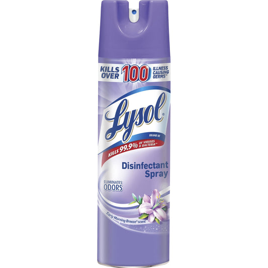 Lysol Early Morning Breeze Disinfectant Spray - For Multipurpose - 19 fl oz (0.6 quart) - Early Morning Breeze Scent - 1