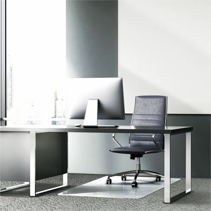 Floortex Heavy-Duty Glass Chair Mat for Hard Floors & Carpets - 40" x 53" - Hard Floor, Home, Office, Carpet