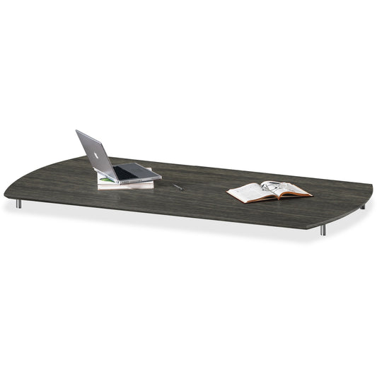 Mayline Gray Laminate Medina Casegoods Collection - 1" Height x 36" Width x 72" Depth - Beveled Edge - Material: Steel -
