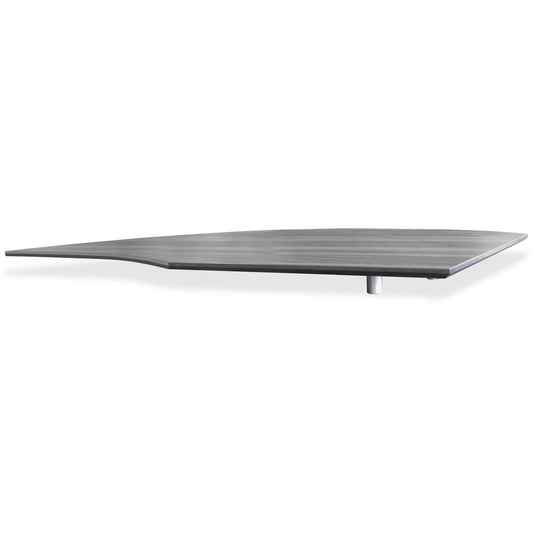 Mayline Gray Laminate Medina Casegoods Collection - 1" Height x 23" Width x 63.7" DepthLeft Side - Material: Steel - Fin