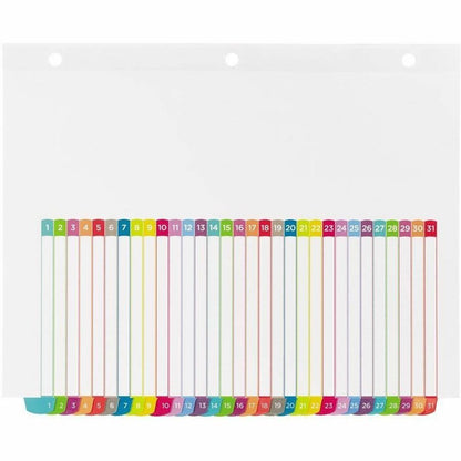Avery Ready Index Customizable Table of Contents Dividers - 31 x Divider(s) - 31 Tab(s) - Digit - 1-31 - 31 Tab(s)/Set -