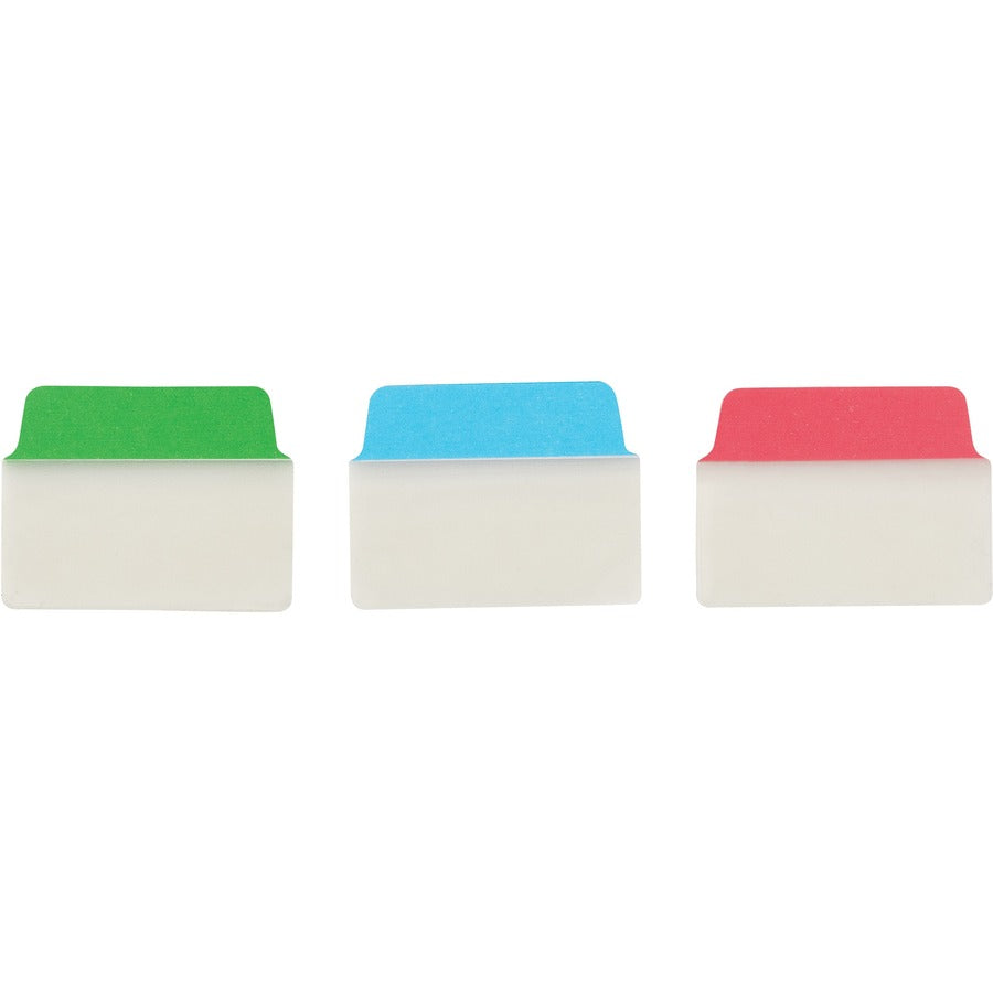 Avery® 2" Multi-use Ultra Tabs - 24 Tab(s) - 1.50" Tab Height x 2" Tab Width - Removable - Red Film, Clear Paper, Blue, 