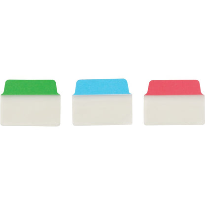 Avery® 2" Multi-use Ultra Tabs - 24 Tab(s) - 1.50" Tab Height x 2" Tab Width - Removable - Red Film, Clear Paper, Blue, 