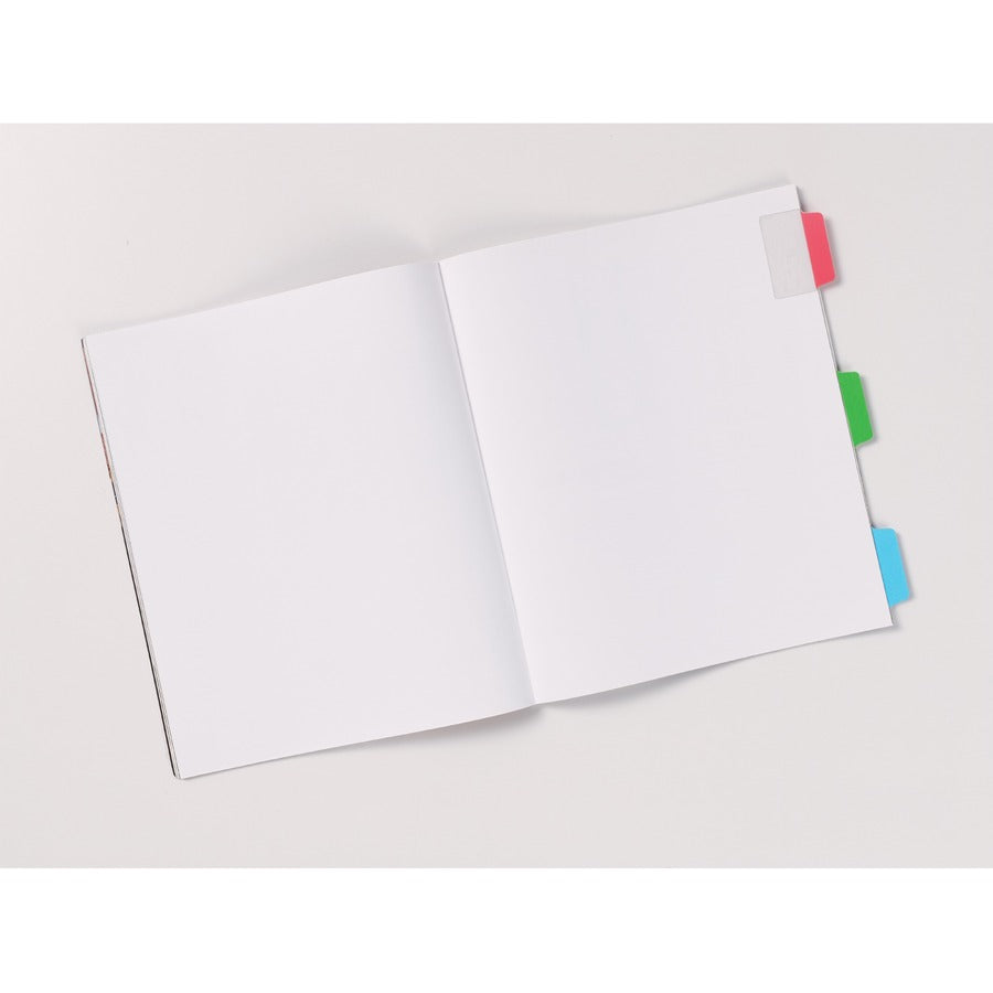 Avery® 2" Multi-use Ultra Tabs - 24 Tab(s) - 1.50" Tab Height x 2" Tab Width - Removable - Red Film, Clear Paper, Blue, 