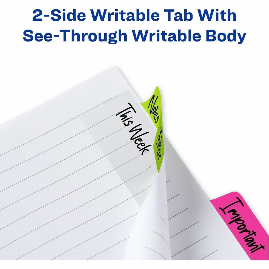 Avery® 2" Multi-use Ultra Tabs - 48 Tab(s) - 1.50" Tab Height x 2" Tab Width - Removable - 48 / Pack
