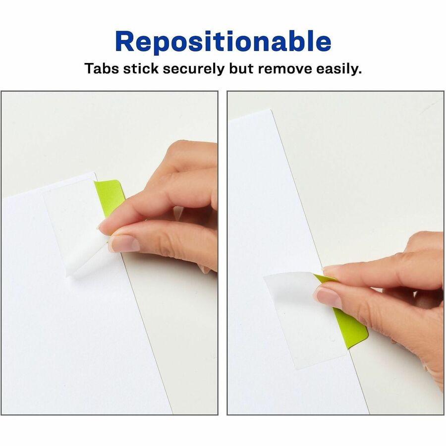 Avery® 2" Multi-use Ultra Tabs - 48 Tab(s) - 1.50" Tab Height x 2" Tab Width - Removable - 48 / Pack