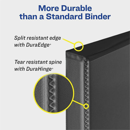 Avery Heavy-Duty View Binders with One Touch EZD Rings - 3" Binder Capacity - Letter - 8 1/2" x 11" Sheet Size - 670 She