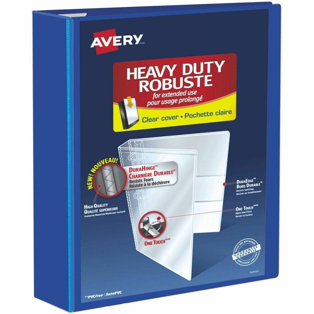 Avery® Heavy Duty View Binder - 3" Binder Capacity - Letter - 8 1/2" x 11" Sheet Size - 670 Sheet Capacity - 3" Ring - F