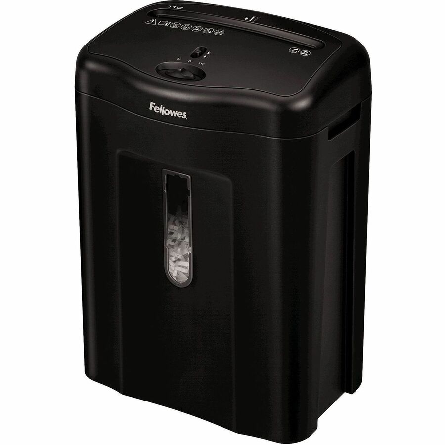 Fellowes Powershred 11C Crosscut Shredder - Non-continuous Shredder - Cross Cut - 11 Per Pass - for shredding Paper, Cre