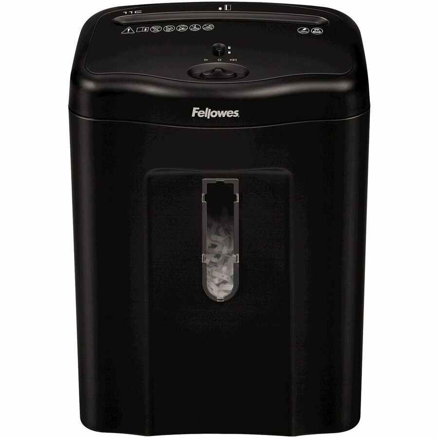 Fellowes Powershred 11C Crosscut Shredder - Non-continuous Shredder - Cross Cut - 11 Per Pass - for shredding Paper, Cre