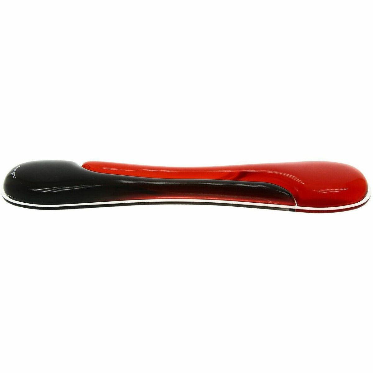 Kensington Duo Gel Wave Keyboard Wrist Rest - 18.88" Width x 3.50" Depth - Red, Black - Gel - Slip Resistant - 1 Each