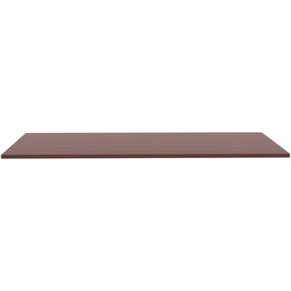 Lorell Relevance Series Tabletop - Laminated, Mahogany Rectangle Top - 48" Table Top Width x 24" Table Top Depth x 1" Ta