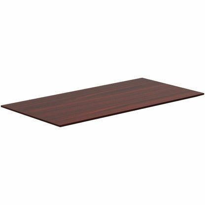 Lorell Relevance Series Tabletop - Laminated, Mahogany Rectangle Top - 48" Table Top Width x 24" Table Top Depth x 1" Ta
