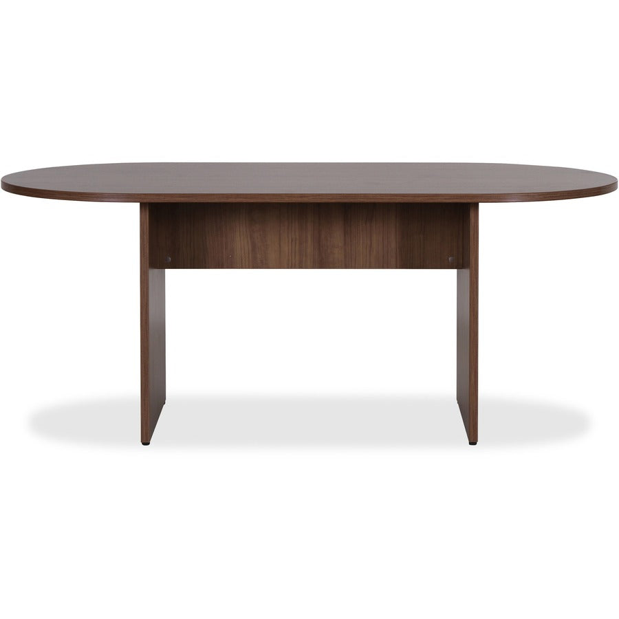 Lorell Essentials Oval Conference Table - 1.3" Thickness Table Top, 29.5" Height x 70.9" Width x 35.4" Depth Table - Mat