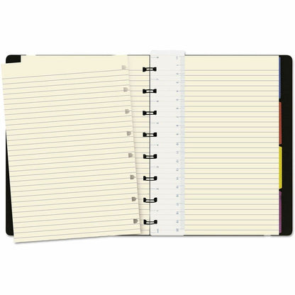 Rediform A5 Size Filofax Notebook - A5 - 56 Sheets - Twin Wirebound - 0.24" Ruled - A5 - 8 1/4" x 5 13/16" Sheet Size - 