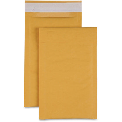 Sparco Size 0 Bubble Cushioned Mailers - Bubble - #0 - 6" Width x 10" Length - Self-sealing - Kraft - Kraft - 200 / Cart