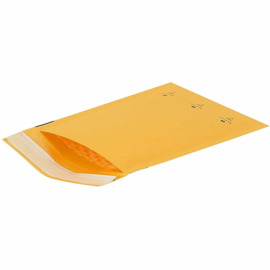 Sparco Size 0 Bubble Cushioned Mailers - Bubble - #0 - 6" Width x 10" Length - Self-sealing - Kraft - Kraft - 200 / Cart