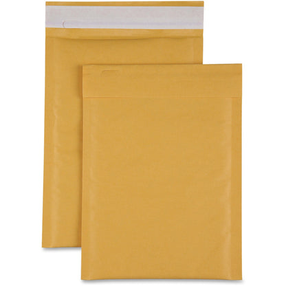 Sparco Size 1 Bubble Cushioned Mailers - Bubble - #1 - 7 1/2" Width x 12" Length - Self-sealing - Kraft - Kraft - 100 / 