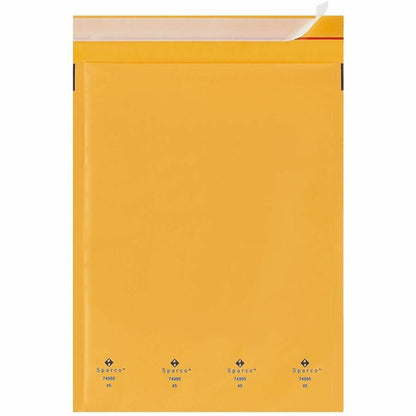 Sparco Size 5 Bubble Cushioned Mailers - Bubble - #5 - 10 1/2" Width x 16" Length - Self-sealing - Kraft - Kraft - 100 /