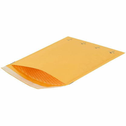 Sparco Size 5 Bubble Cushioned Mailers - Bubble - #5 - 10 1/2" Width x 16" Length - Self-sealing - Kraft - Kraft - 100 /