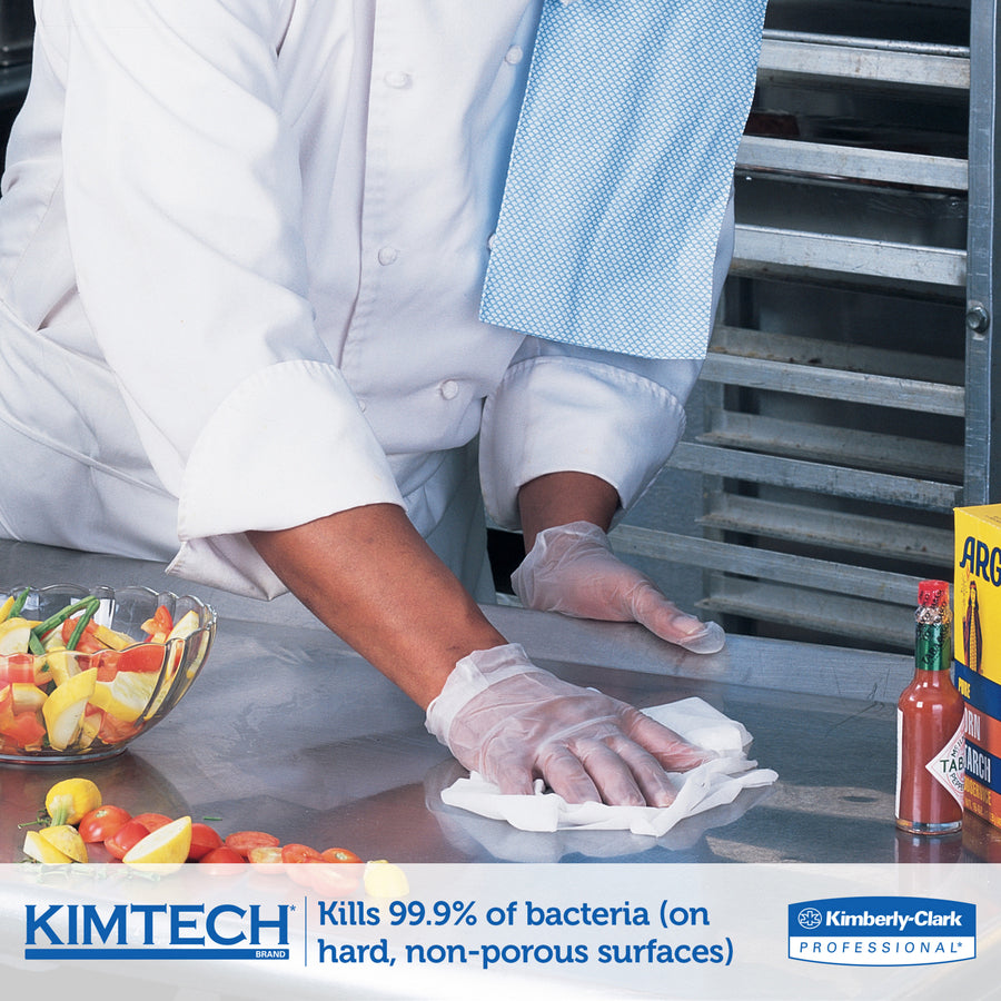 KIMTECH Prep Surface Sanitizer Wipes - For Hard Surface, Nonporous Surface - 12" Length x 12" Width - Recommended For: B