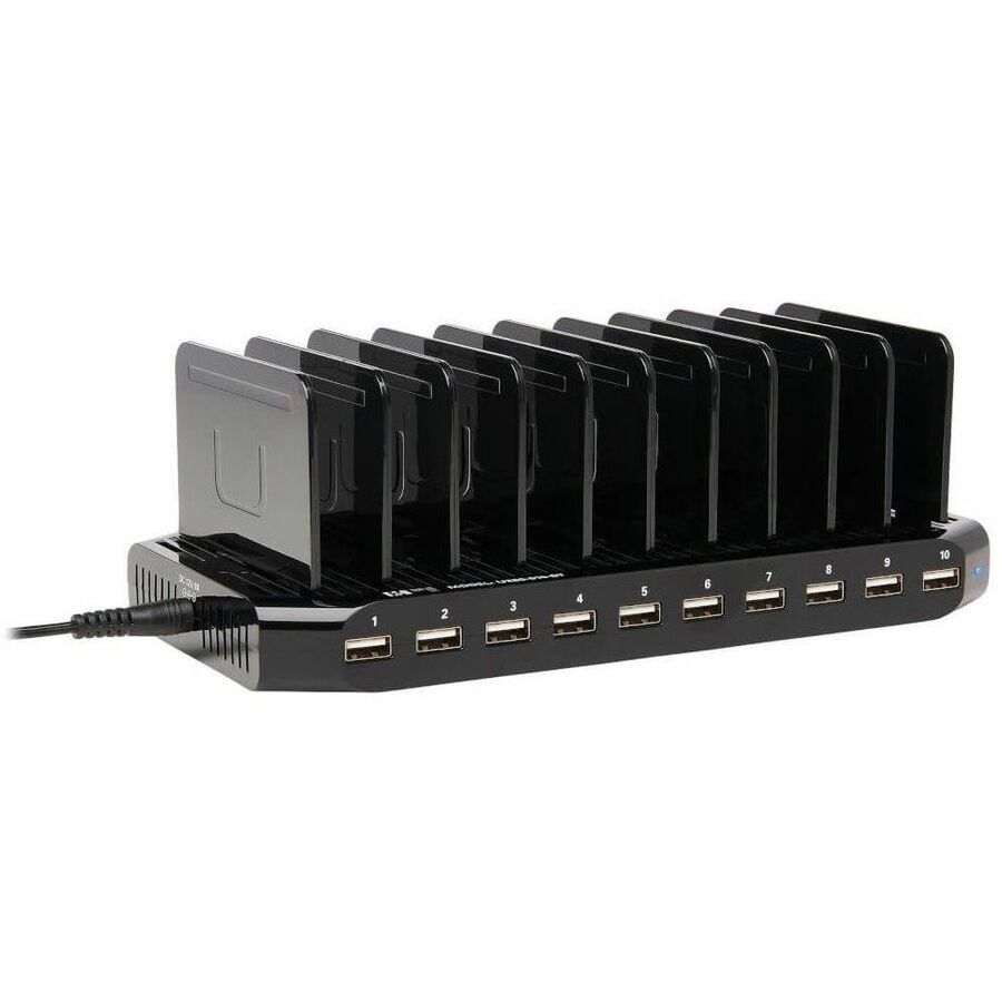 Tripp Lite series 10-Port USB Charger with Built-In Storage - 12 V DC Input - 5 V DC Output - 2.40 A - 1 Each