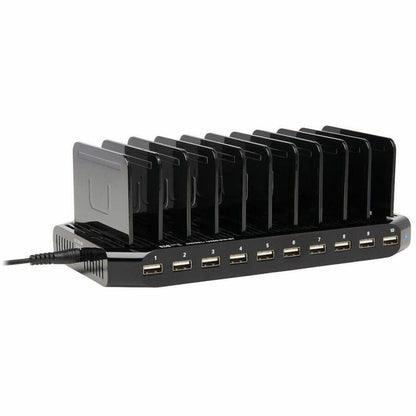 Tripp Lite series 10-Port USB Charger with Built-In Storage - 12 V DC Input - 5 V DC Output - 2.40 A - 1 Each