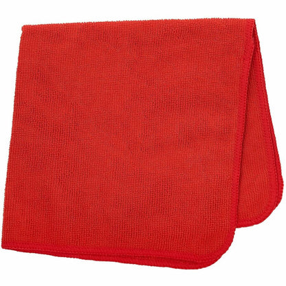 Rubbermaid Commercial HYGEN r-40 Recycled Microfiber Cloths, 12"x12" , Red - For Commercial - 12" Length x 12" Width - 2