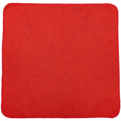 Rubbermaid Commercial HYGEN r-40 Recycled Microfiber Cloths, 12"x12" , Red - For Commercial - 12" Length x 12" Width - 2