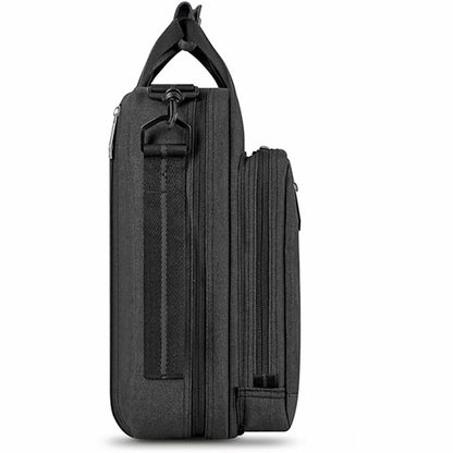Solo Urban Carrying Case (Briefcase) for 15.6" Apple iPad Notebook - Gray, Black - Damage Resistant - Polyester Body - 1