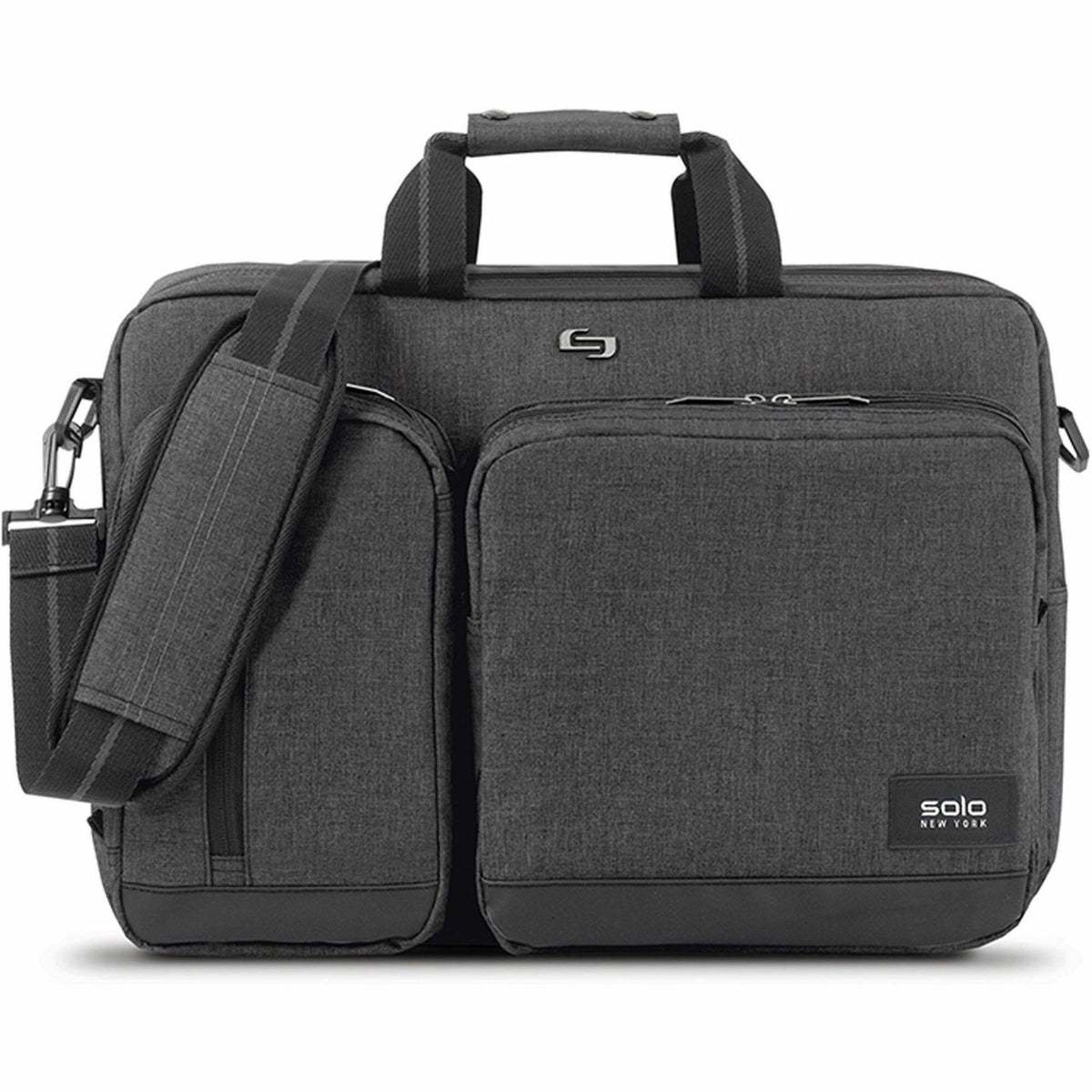 Solo Urban Carrying Case (Briefcase) for 15.6" Apple iPad Notebook - Gray, Black - Damage Resistant - Polyester Body - 1