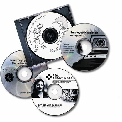Avery® Optical Disc Label - Permanent Adhesive - Laser - Matte - Matte White - Paper - 2 / Sheet - 50 Total Sheets - 100