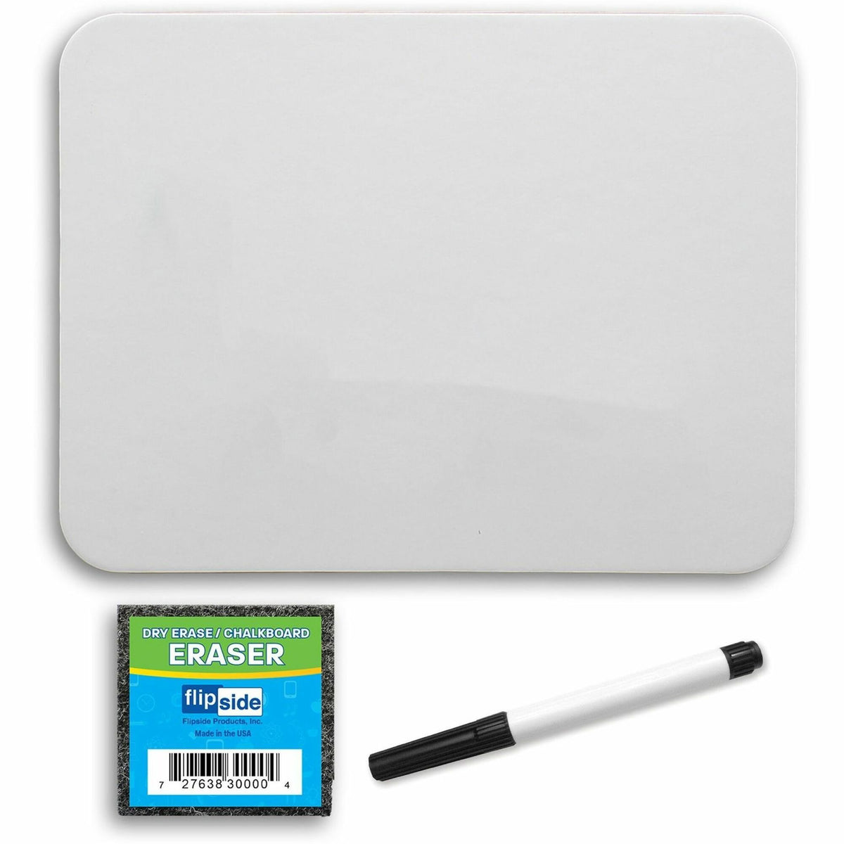 Flipside Magnetic Dry Erase Board Set Class Pack - 9" (0.8 ft) Width x 12" (1 ft) Height - White Surface - Rectangle - M