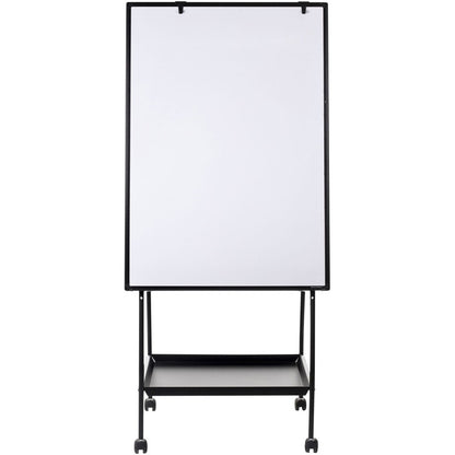 MasterVision Creation Station - Black Frame - Magnetic - Assembly Required - 1 Each