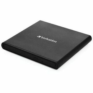 Verbatim DVD-Writer - External - 1 Each - DVD±R/±RW Support - 24x CD Rewrite - 8x DVD Rewrite - M-DISC Ready - Double-la